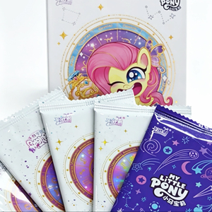 Boîte à cartes rigide personnalisée avec couvercle et fond, boîte de rangement pour cartes à collectionner <span class=keywords><strong>My</strong></span> <span class=keywords><strong>Little</strong></span> Pony, boîte d'emballage pour cartes de jeu TCG avec insert doré - Product Image 2