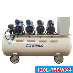 <b>Small</b> Silent Oil-free Rocking Piston High Portable 3KW 120L Lower Noise Movable Blowing Dust Air <b>Pump</b> - Product Image 4