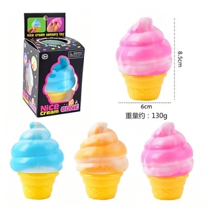 En gros, jouets anti-stress à presser sans marque, en forme de cornets de crème glacée, sucettes glacées, bonbons, jouets sensoriels et fidget, et squishies alimentaires en vrac - Product Image 2