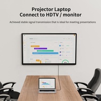 OEM 4K 60Hz USB C a HDMI Video Audio Cable trenzado para MacBook Pro y iPad Pro y Samsung y más