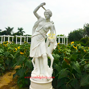 Moderne statue in marmo <span class=keywords><strong>di</strong></span> <span class=keywords><strong>Apollo</strong></span> e Daphne per il giardino esterno e la decorazione del paesaggio del parco - Product Image 3