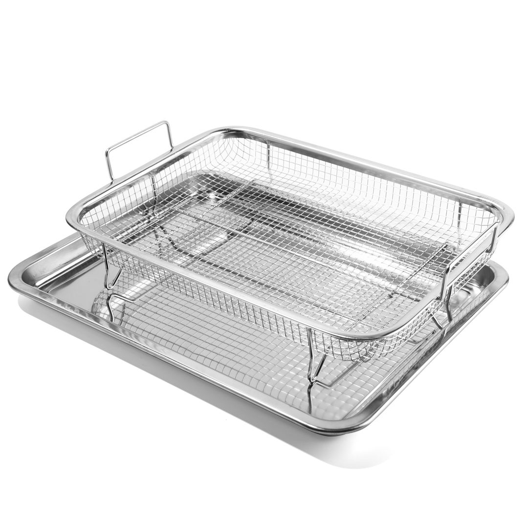 Buy In Bulk Oven Mesh Crisper Tray Stainless Steel Construction