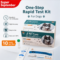 Bandelettes de test rapide vétérinaire Combo Shrlichia/Babesia Gibsoni/Anaplasma – Kit de test rapide pour soins des animaux de compagnie