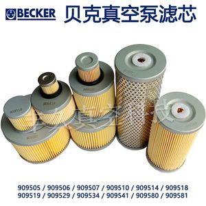 Elemento de Filtro de Aire para Bomba de Vacío Becker 909580 06 14 18 29, Filtro de Admisión de Aire para Recolección de Polvo - Product Image 5