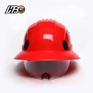 HBC pe hdansi Z87.1 نوع فئة C حافة كاملة مهندس صناعي I قبعة صلبة مع قناع داخلي - Product Image 2