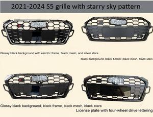 Nuova Griglia in Plastica Nera Camaimde per Modelli Audi A5/S5/RS5/<span class=keywords><strong>Q5</strong></span>/RSQ5 2021 - Parte per Retrofit/Aggiornamento - Product Image 6