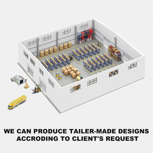 QINGDAO תעשייתי מחסן אחסון מדף מורט חוט מדפי מדפים יחידה לערום מדפי - Product Image 6