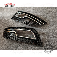 Grille antibrouillard pour Audi RS4 noir brillant voiture brouillard nid d'abeille maille Grille 2013 2014 2015