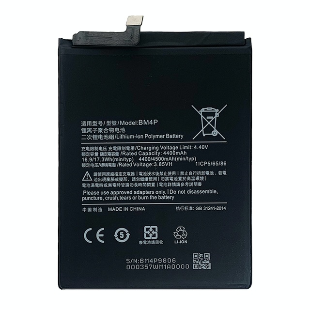 REAL CAP Replacement Battery BM4P for Xiaomi Redmi K30 K30i Smartphone MI POCO X2 Cell Phone Rechargeable Lithium Ion Batteries