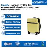 REACH-konformer Moderner 20-Zoll-ABS-Hartschalen-Trolley mit Fronttasche und Schloss, Tragbares Leichtgewicht-Design - Großbestellung