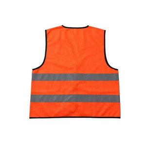 Chaleco de Seguridad Reflectante de Alta Visibilidad Amarillo Naranja para Trabajadores de la Vía Pública, Venta Directa de Fábrica - Product Image 4