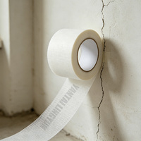 Ruban adhésif pour joints de plafond en plaques de plâtre, conforme à la norme ATSM, avec maille en fibre de verre pour la réparation des fissures, auto-adhésif, pour usage domestique.
