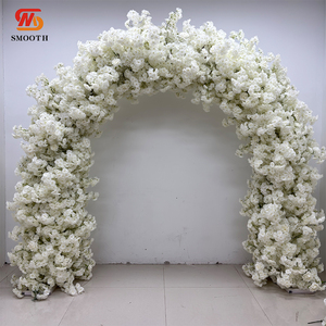 ซุ้มดอกไม้ทรงกลมสีขาวประดับดอกกุหลาบสำหรับงานแต่งงาน LEDA Outdoor Party Event Nature - Product Image 2