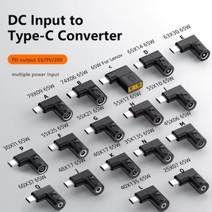 65W Máy Tính Xách Tay sạc chuyển đổi <span class=keywords><strong>USB</strong></span> Loại C PD điện sạc cáp dây adapter chuyển đổi mới nóng - Product Image 3