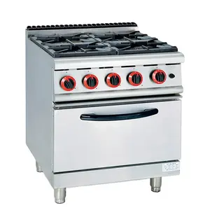 Vertical Gas Burner Commercial Stove Gas Burner with Oven for Steaming and Roasting