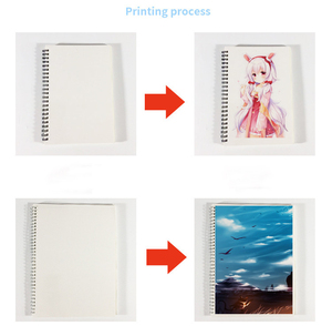 Pengiriman gratis USA Warehouse 30 buah A5 buku catatan jurnal kosong Spiral <span class=keywords><strong>Notebook</strong></span> benang sekrup untuk cetak Pres panas Wang - Product Image 6
