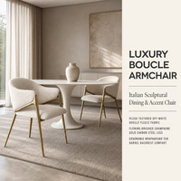 Chaise de salle à manger italienne de luxe léger, moderne et minimaliste, design décontracté pour restaurant, dossier en laine d'agneau, structure en acier pour la maison
