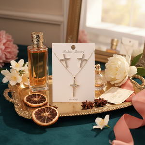 Exclusive Set di gioielli di lusso con donne con Eau De Toilette donna profumo orientale speziato con fiori di agrumi - Product Image 3