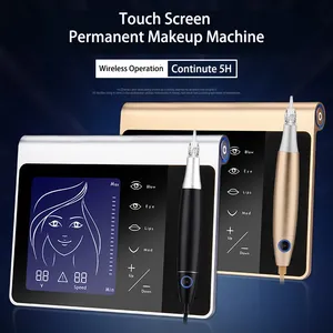 Máquina de Maquillaje Permanente Multivelocidad con Control Táctil, Baja Vibración, Pluma de Tatuaje PMU para Cejas, Labios y Delineador de Ojos, Máquina de Microblading - Product Image 2