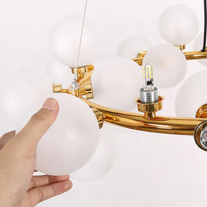 Lámpara Colgante Molecular de Estilo Nórdico Postmoderno, Minimalista, Elegante, de Lujo Ligero, Creativa y Personalizada para el Hogar - Product Image 3