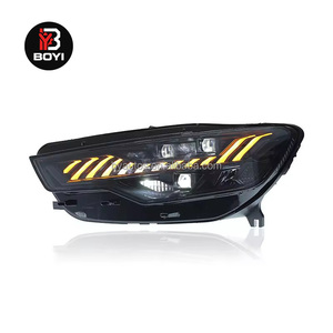 Faro Delantero <span class=keywords><strong>A6</strong></span> para Audi A6L C7 2012-<span class=keywords><strong>2015</strong></span>, Faros LED Modificados con Luces de Circulación Diurna, Estilo RS - Product Image 2