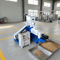 Nouvelle machine à granulés pour poissons et volailles, machine à aliments flottants pour poissons, 100 kg/h, moteur en cuivre pur