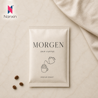 Sachet de café filtre à dosser personnalisé avec étiquette privée, pour une portion individuelle, avec poignée de suspension, pour une préparation facile