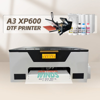 Nueva Impresora DTF Tamaño A3 con Cabezal de Impresión XP600, Totalmente Automática para Impresión de Prendas, Alta Velocidad y Salida Estable