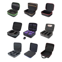 Portable personnalisé Eva coque dure mallette à outils avec fermeture à glissière usine câbles de charge organisateur pochette de rangement pour les voyages à domicile