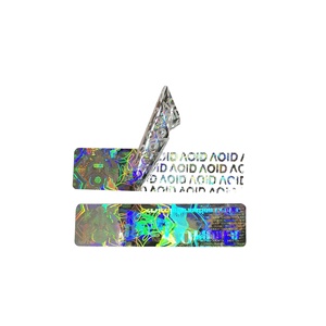 Etichetta adesiva quadrata dell'adesivo di sicurezza dell'ologramma della garanzia personalizzata stampabile - Product Image 1
