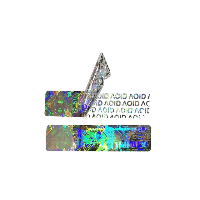 Printable Custom Warranty Void Hologram Security Sticker Square Void Stickers Label
