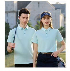 Wholesale High Quality Blank Golf Polo T-shirt Customized Printing Embroidered Logo Unisex Plain Business Polo Shirts - Product Image 5