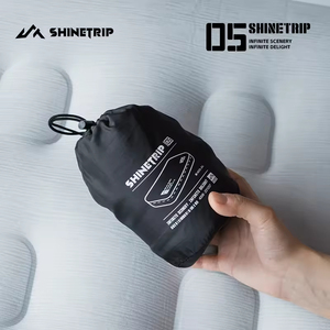 Oreiller gonflable ShineTrip pour le camping en plein air, pliable, portable, ultra-léger, oreiller confortable pour dormir avec soutien du cou - Product Image 4