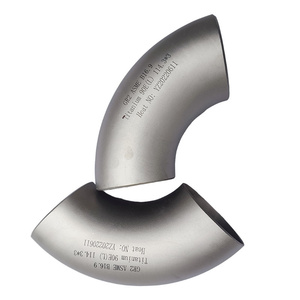 Hot Bán Titan Ống Xả Khuỷu Tay 120 Và 90 Và 45 Độ <span class=keywords><strong>ASTM</strong></span> <span class=keywords><strong>B363</strong></span> Tinh Khiết Titan Khuỷu Tay Sử Dụng Cho Xe Hơi Và Xe Máy Trang Bị Thêm - Product Image 1