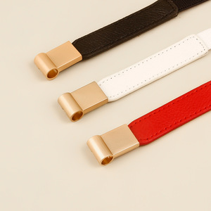 Bonne qualité haoyu carré femmes joint décoratif <span class=keywords><strong>jupe</strong></span> rétro élastique mince <span class=keywords><strong>ceinture</strong></span> avec une taille simple - Product Image 3