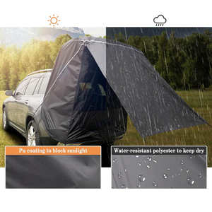<span class=keywords><strong>Auvent</strong></span> de porte arrière pliable en polyester pour SUV/<span class=keywords><strong>Van</strong></span>, imperméable, léger, trois saisons, avec extension arrière simple, pour camping en extérieur - Product Image 4