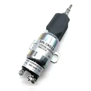 Solenoide de apagado de combustible 3864274 1751-24E7U1B1S5A 600-815-9260 de reemplazo para motor S6K 6D31 6D14