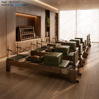 Máquina de Pilates Reformer Ajustable de Alta Calidad, Equipo de Ejercicio Profesional para Gimnasio y Estudio Comercial, Juego Completo