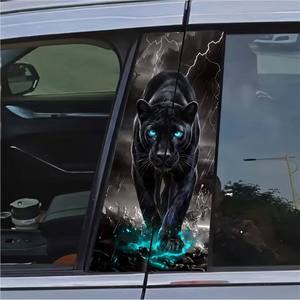 Autocollants 3D pour montants de fenêtre de voiture Dragon Chinois, <span class=keywords><strong>film</strong></span> protecteur auto-adhésif en PVC imperméable et anti-rayures pour montant B, garantie 1 an pour la plupart des véhicules - Product Image 3
