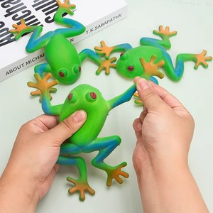 Juguete de Descompresión Explosivo de Material TPR para Niños, con Ojos Móviles, Diseño de Gusano, para Halloween, Color Verde - Product Image 2