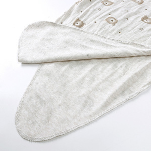 Saco <span class=keywords><strong>de</strong></span> Dormir Antiescape para Recién Nacidos <span class=keywords><strong>de</strong></span> Algodón Puro con Estampado, Transpirable, Absorbente <span class=keywords><strong>de</strong></span> Sudor, <span class=keywords><strong>de</strong></span> Manga Larga, Manta Antipatadas con Cubremanos - Product Image 4