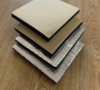 MYREAL Offre Spéciale Plaque d'isolation en mousse de caoutchouc NBR et feuille d'aluminium noire écologique Garantie 2 ans Conception industrielle 50kg/m³