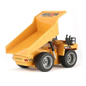 HOSHI <span class=keywords><strong>HUINA</strong></span> <span class=keywords><strong>1540</strong></span> RC excavadora 1/18 2,4G 6CH de aleación de Metal RC camión volquete de rotación de 360 grados de Ingeniería de la construcción vehículo Juguetes - Product Image 5