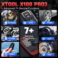 Programador de Llaves de Auto XTOOL X100PRO3 en Stock en EE. UU., Herramienta de Reinicio de Servicio Immo, Escáner de Lectura de Códigos OBD2 con EEPROM, Uso Gratuito de por Vida