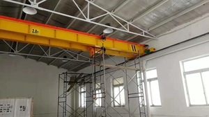 Grúa Puente de 20/5 Toneladas y 16.5m de Vano - Grúa de Doble Viga con Gancho para Acero, Grúa Puente QD - Product Image 5