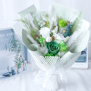Bouquet <span class=keywords><strong>de</strong></span> roses préservées <span class=keywords><strong>de</strong></span> mariage et <span class=keywords><strong>de</strong></span> Noël <span class=keywords><strong>de</strong></span> qualité supérieure Cadeau <span class=keywords><strong>de</strong></span> la fête des mères et <span class=keywords><strong>de</strong></span> la Saint-Valentin Bouquet <span class=keywords><strong>de</strong></span> fleurs éternelles - Product Image 2