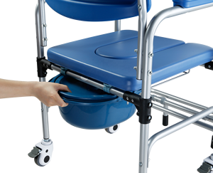 Легкий удобный регулируемый складной стул для пожилых людей с ограниченными возможностями - Product Image 4