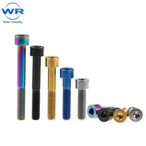 สกรูหัวหกเหลี่ยม DIN912 ขนาด M8X15 20 25 30 35 40 45 50 60 70 มม. สำหรับจักรยาน มอเตอร์ไซค์ รถยนต์ และอะไหล่เครื่องยนต์ - Product Image 1