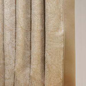 Phòng ngủ đầy đủ Màn Jacquard sang trọng Rèm Cửa Cách âm mạnh mẽ đơn giản bay cửa sổ tường Rèm Cửa Phòng - Product Image 4