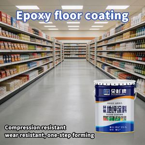 Professional Industrial Epoxy Floor <b>Paint</b> High Gloss Anti Slip Anti Dust Liquid Resin Floor <b>Coating</b> with Brush Application - Product Image 2